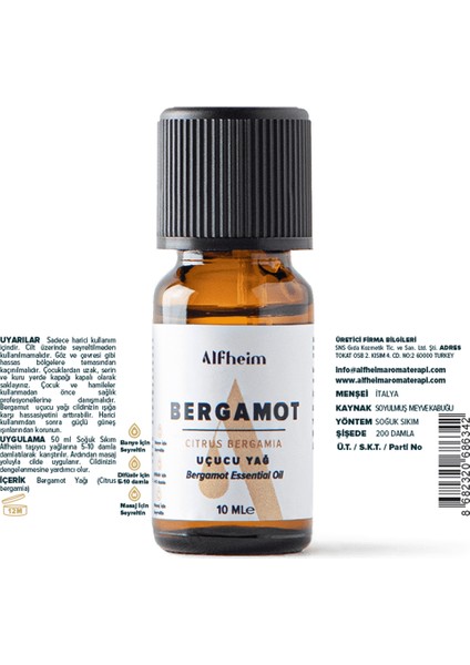 Bergamot Uçucu Yağı/ 10 ml