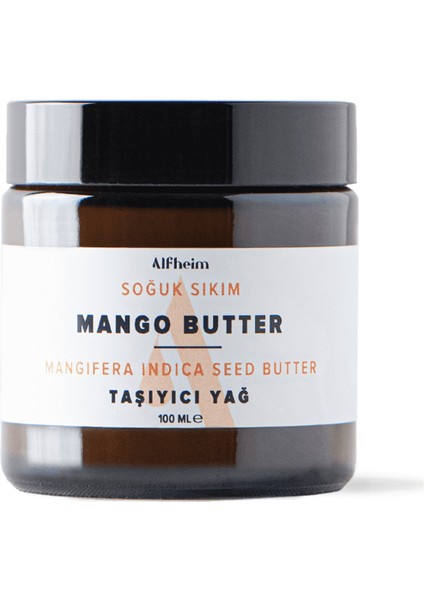 Alfheim mango Butter/ Mango Yağı/ Aromaterapi/ Taşıyıcı Yağ/ 100 ml