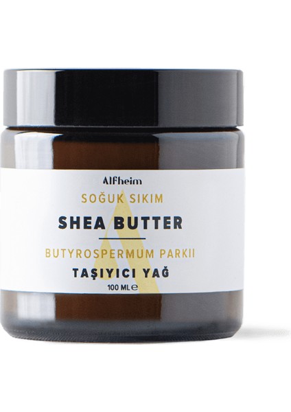 Alfheim shea Butter/ Shea Yağı/ Aromaterapi/ Taşıyıcı Yağ/ 100 ml