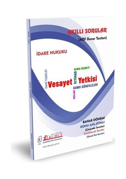 AÖF Siyaset Bilimi ve Kamu Yönetimi 2. Sınıf Bahar Dönemi 4. Dönem Konu Anlatımlı Soru Bankası modelleri