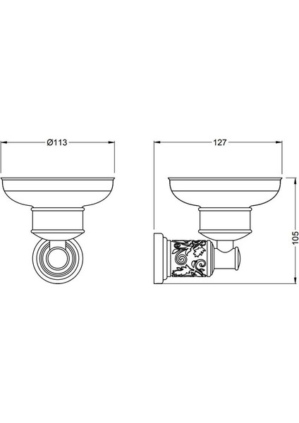 Bocchi Orient Sabunluk Krom 3002 0002 fiyatları