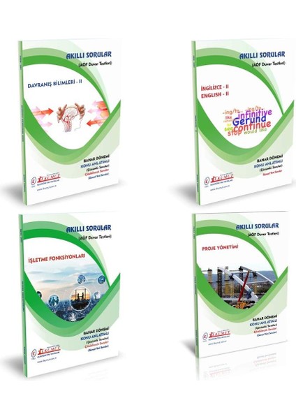 AÖF Lojistik 1. Sınıf 2. Yarıyıl Bahar Dönemi Konu Anlatımlı Soru Bankası