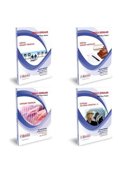 AÖF Sosyal Hizmetler 2. Sınıf Bahar Dönemi 4. Dönem Konu Anlatımlı Soru Bankası (Ciltli)