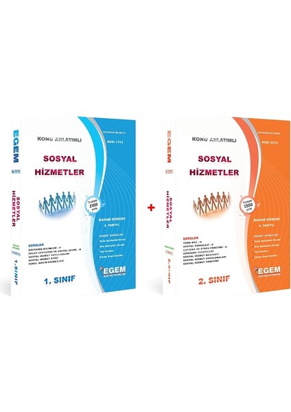 AÖF Sosyal Hizmetler 1. ve 2. Sınıf 2. ve 4. Dönem (Bahar) Konu Anlatımlı Soru Bankası (Ciltli)