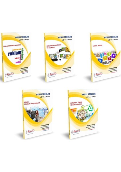 AÖF Halkla İlişkiler ve Reklamcılık 4. Sınıf 8. Yarıyıl Bahar Dönemi Konu Anlatımlı Soru Bankası (Ciltli)