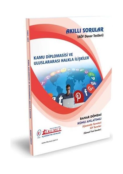 AÖF Halkla İlişkiler ve Reklamcılık 3 ve 4. Sınıf 6. ve 8. Yarıyıl Bahar Dönemi Konu Anlatımlı Sor. (Ciltli) modelleri