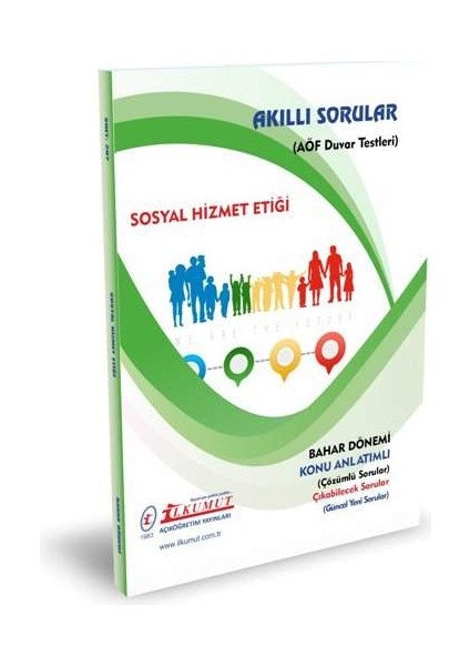 AÖF Sosyal Hizmetler 1. Sınıf Bahar Dönemi 2. Dönem Konu Anlatımlı Soru Bankası Set (Ciltli)