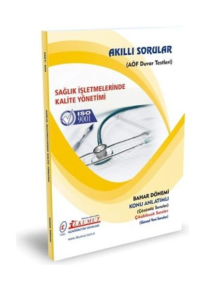AÖF Sağlık Yönetimi 4. Sınıf Bahar Dönemi 8. Dönem Konu Anlatımlı Soru Bankası (Ciltli) indirimleri