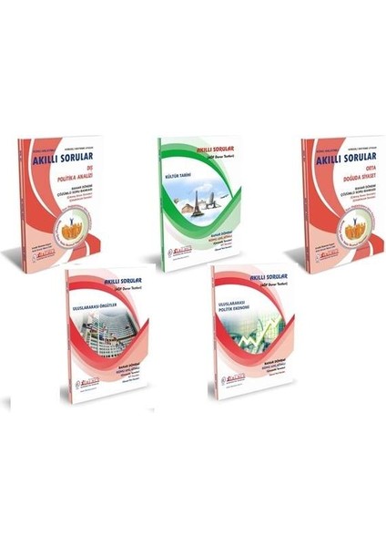 AÖF Uluslararası İlişkiler 2. ve 3. Sınıf Bahar Dönemi 4. ve 6. Dönem Konu Anlatımlı Soru Bank (Ciltli)