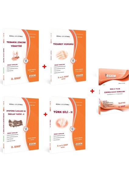 AÖF İşletme 2. Sınıf Bahar Dönemi 4. Dönem Konu Anlatımlı Soru Bankası + Çıkmış (Ciltli)