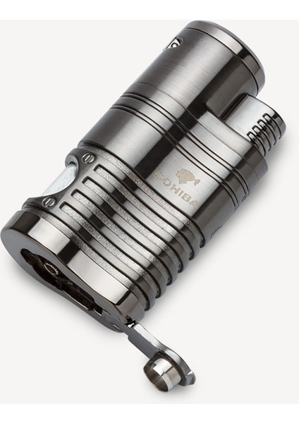 4 Torch Çakmak Ve Kesici Puro Seti Gunmetal