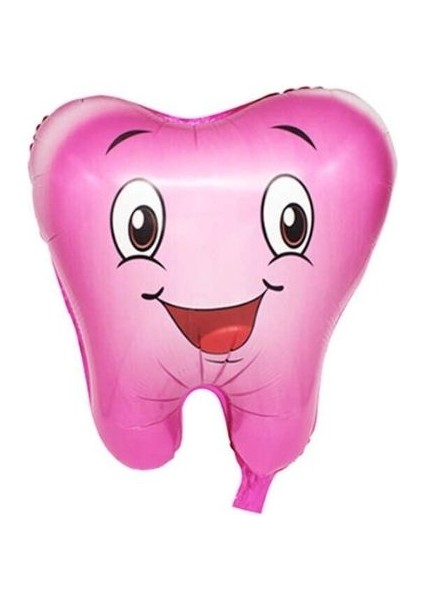 Ilk Dişim Pembe Folyo Balon