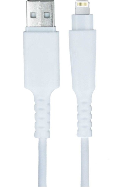 iPhone Uyumlu Beyaz Kablo Koruyucu
