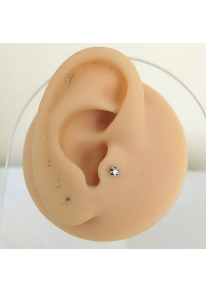 Cerrahi Çelik Yıldız Zirkon Taşlı Siyah Piercing- Bar Uzunlugu 6mm - 1 Adet modelleri