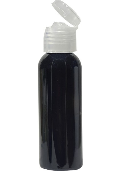 Boş Pet Şişe 100 Ml + Kapak Takım 10 Adet Amber