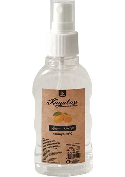 Ordu Organik Pazar Kayabaşı Limon Çiçeği Kolonyası 100 ml