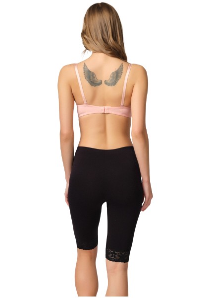 Siyah Dantel Detaylı Uzun Paçalı Boxer 3004 modelleri