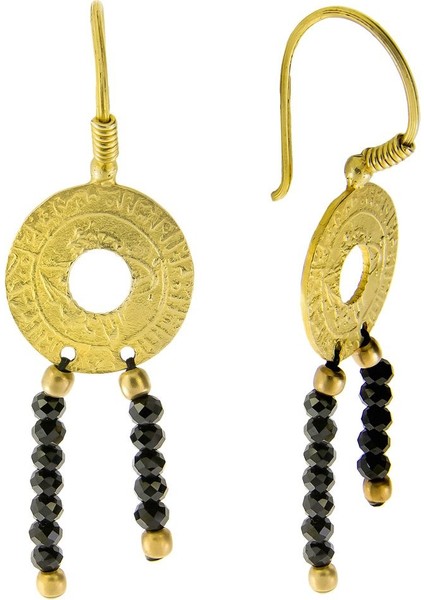 Altın Tasarım Küpe T003400