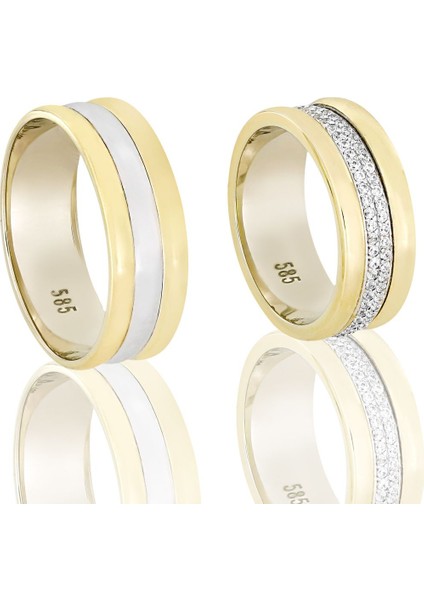 Altın Çift Alyans T044895​-T044896