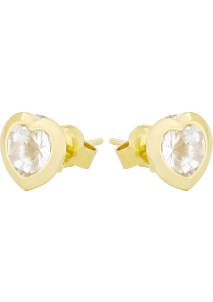 Altın Kalp Küpe T026930