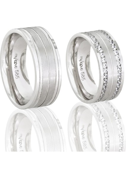 Altın Çift Alyans T045017-T045018