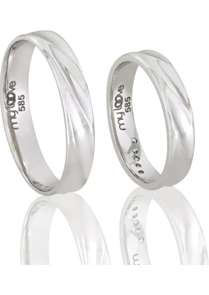 Altın Çift Alyans T046607​-T046608