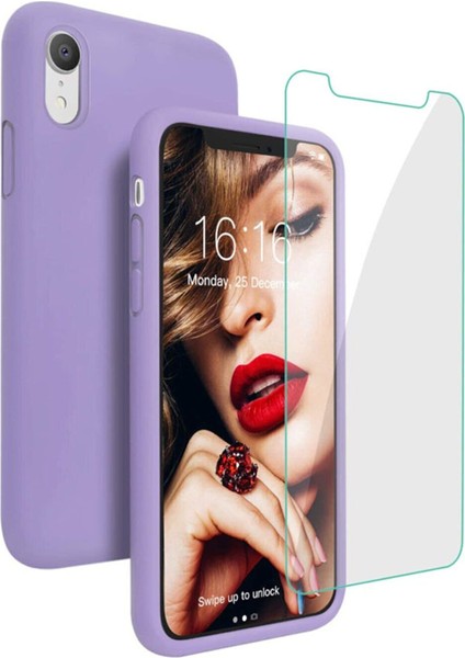 Iphone 7 Plus 8 Plus Içi Kadife Soft Lansman Silikon Telefon Kılıfı - Ekran Koruyucu Hediye