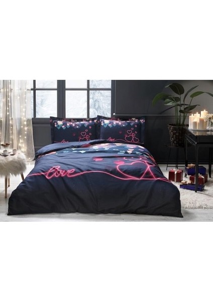 Sevgililer Günü Özel Çift Kişilik Nevresim Takımı Love modelleri