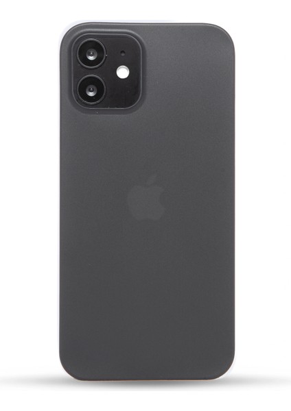 Apple iphone 12 Mini Ultra Ince Telefon Kılıfı Siyah