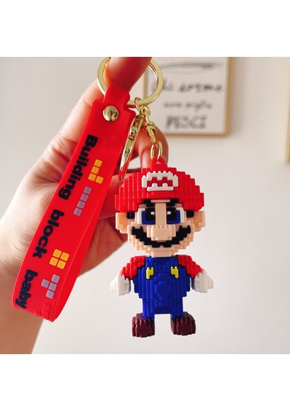 8 Bit Tasarımlı Süper Mario Anahtarlık ve Çanta Aksesuarı indirimleri