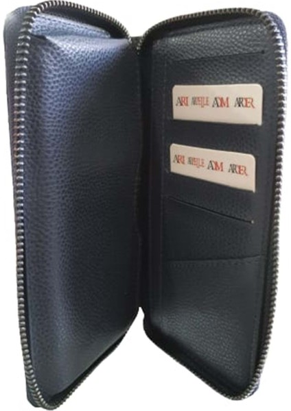 Kadın Fermuarlı Deri Cüzdan. 101 - 101 - Lacivert - Standart fiyatları