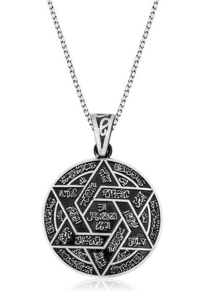 Ismi Azam Duası 925 Ayar Gümüş Kolye