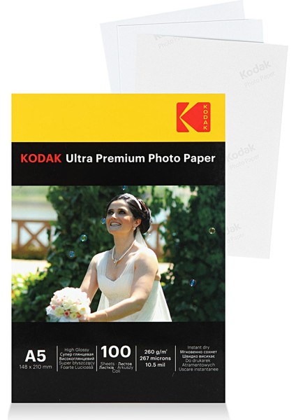 Parlak Inkjet Fotoğraf Kağıdı 260 Gram 15 x 21 cm fiyatları