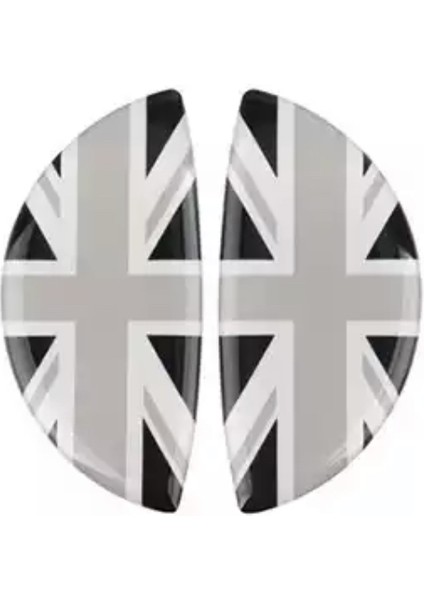 Mini Cooper Iç Kapı Kolu Kaplama Sticker Union Jk Gray Jk Rainbow Checker