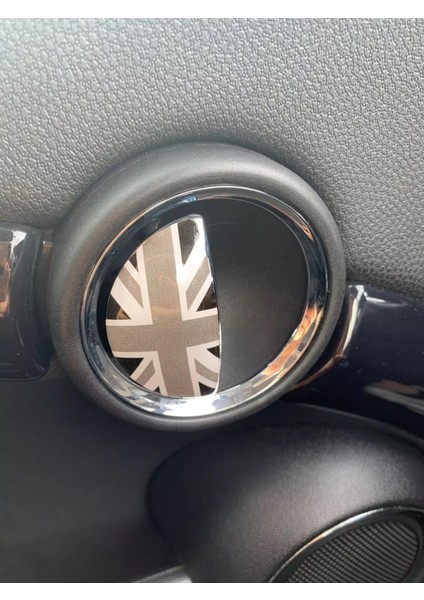 Mini Cooper Iç Kapı Kolu Kaplama Sticker Union Jk Gray Jk Rainbow Checker