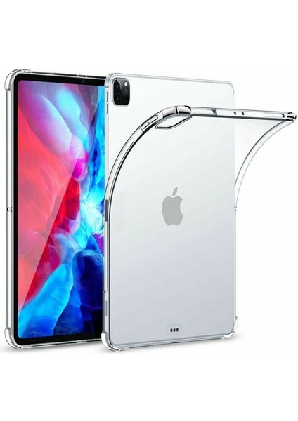 Apple ipad Pro 11 Inç 2. Nesil Silikon Kılıf Antişok Şeffaf Tampon Darbeye Dayanıklı