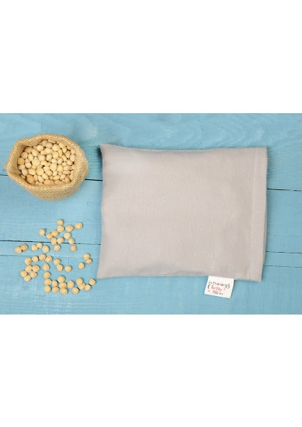 Nanny's Cherry Pillow Kare Füme (Bel, Sırt, Bacak, Kol, Diz, Bilekler Vs.) Sıcak/Soğuk Rahatlatıcı Kiraz Çekirdeği Yastığı, 20cmX25cm, 550 gr