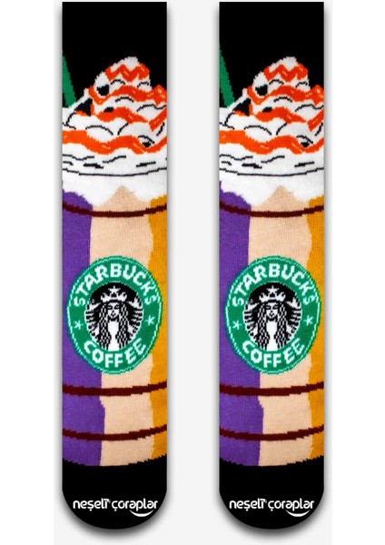 Starbucks Coffee Black Renkli Erkek Çorap
