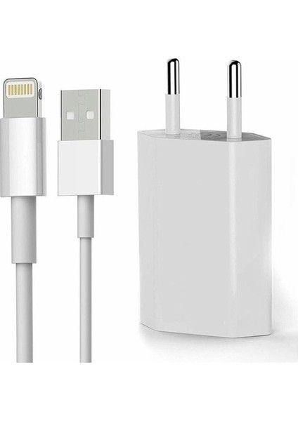 Apple iPhone Uyumlu Şarj Aleti Seti Kablo+Adaptör iPhone Uyumlu 6 S 7 8 Plus x Xr Xs Se 11 12 13 Pro Max