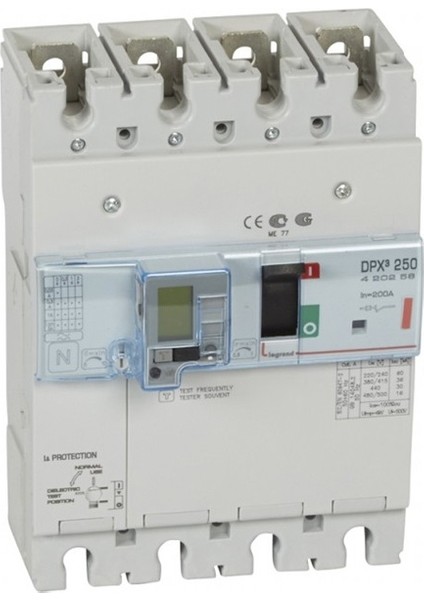 420258 Dpx3 250 4p 200A 36KA Termik Manyetik Kompakt Şalter