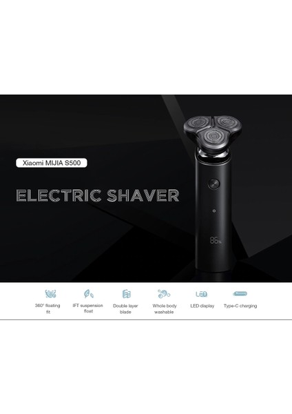 Liveasy S300 Elektrikli Tıraş Makinesi Taşınabilir Su Geçirmez (Yurt Dışından)