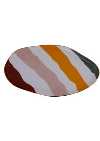 Abstract Serisi 27 cm Oval Kayık Tabak