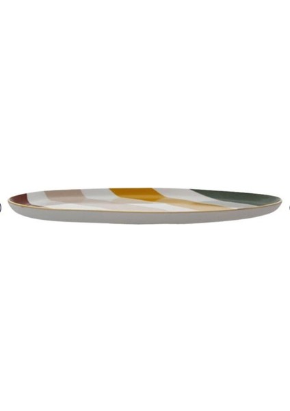 Abstract Serisi 27 cm Oval Kayık Tabak modelleri