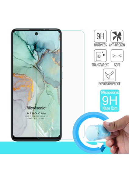 General Mobile Gm 22 Plus Nano Glass Cam Ekran Koruyucu
