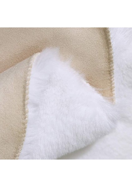 Rex Tavşanı Dekoratif Post Peluş Halı Beyaz (Tüy Yüksekliği 22 Mm) indirimleri