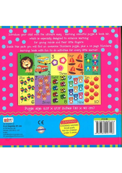 Numbers - Puzzle And Book Kit