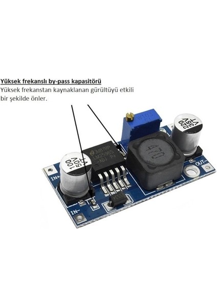 LM2596 3A Dc-Dc Voltaj Düşürücü Step Down Modül