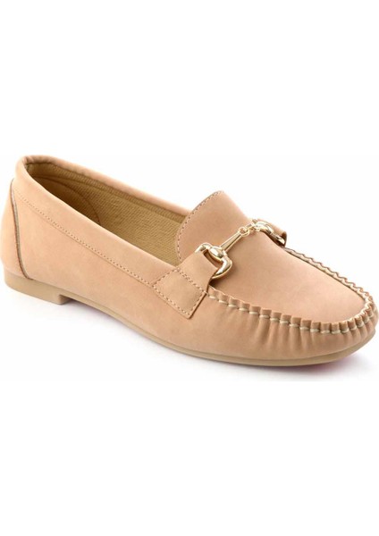 Camel Nubuk  Kadın Loafer Ayakkabı K015421662