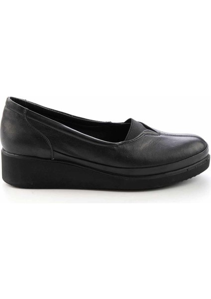 Siyah Leather Kadın Casual Ayakkabı K015860601