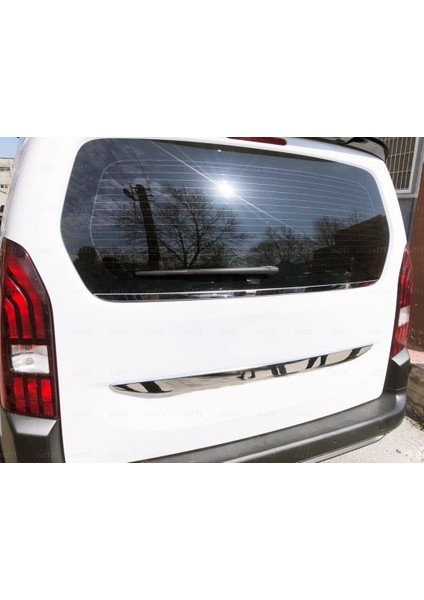 Citroen Berlingo Krom Bagaj Çıtası 2018> Paslanmaz Çelik (Tek Kapı)
